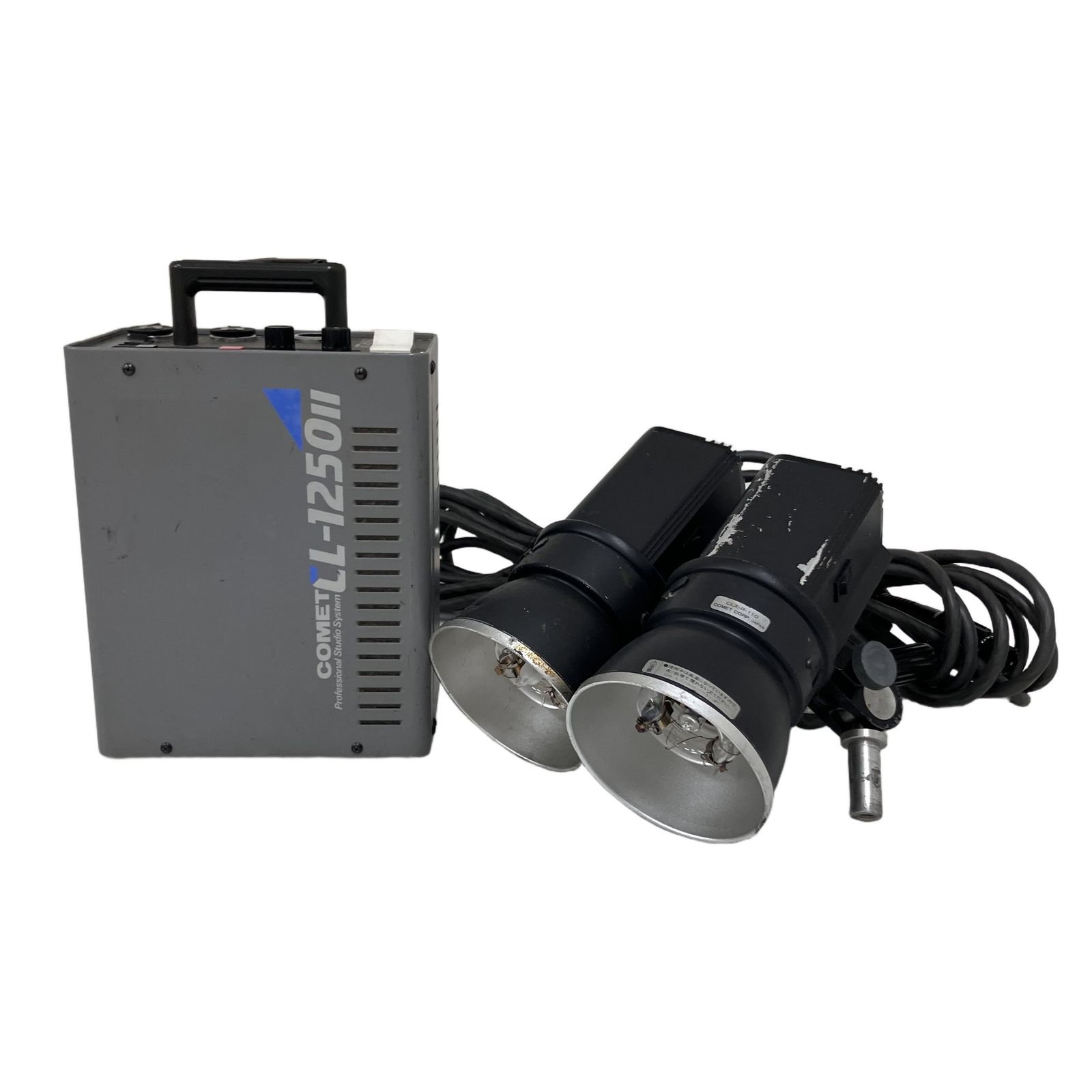 COMET コメット CL-1250II CLX-25H モノブロックストロボ ヘッド 3点セット 撮影照明 カメラ 周辺機器 ジャンク O11442780