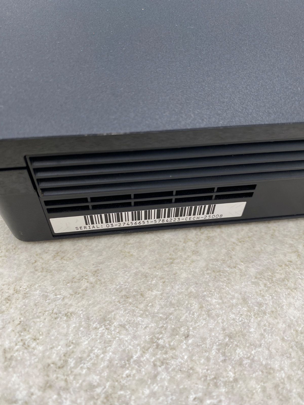 PlayStation3 (CECH-2500B) 本体 【ジャンク】 ブラック - メルカリ