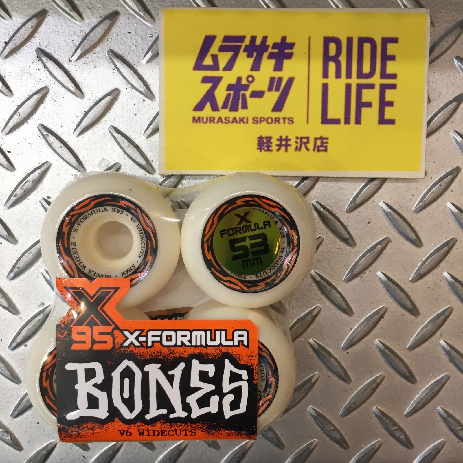 全国送料込【ムラスポ公式】 BONES X-FORMULA V6 95A 53mm ウィール