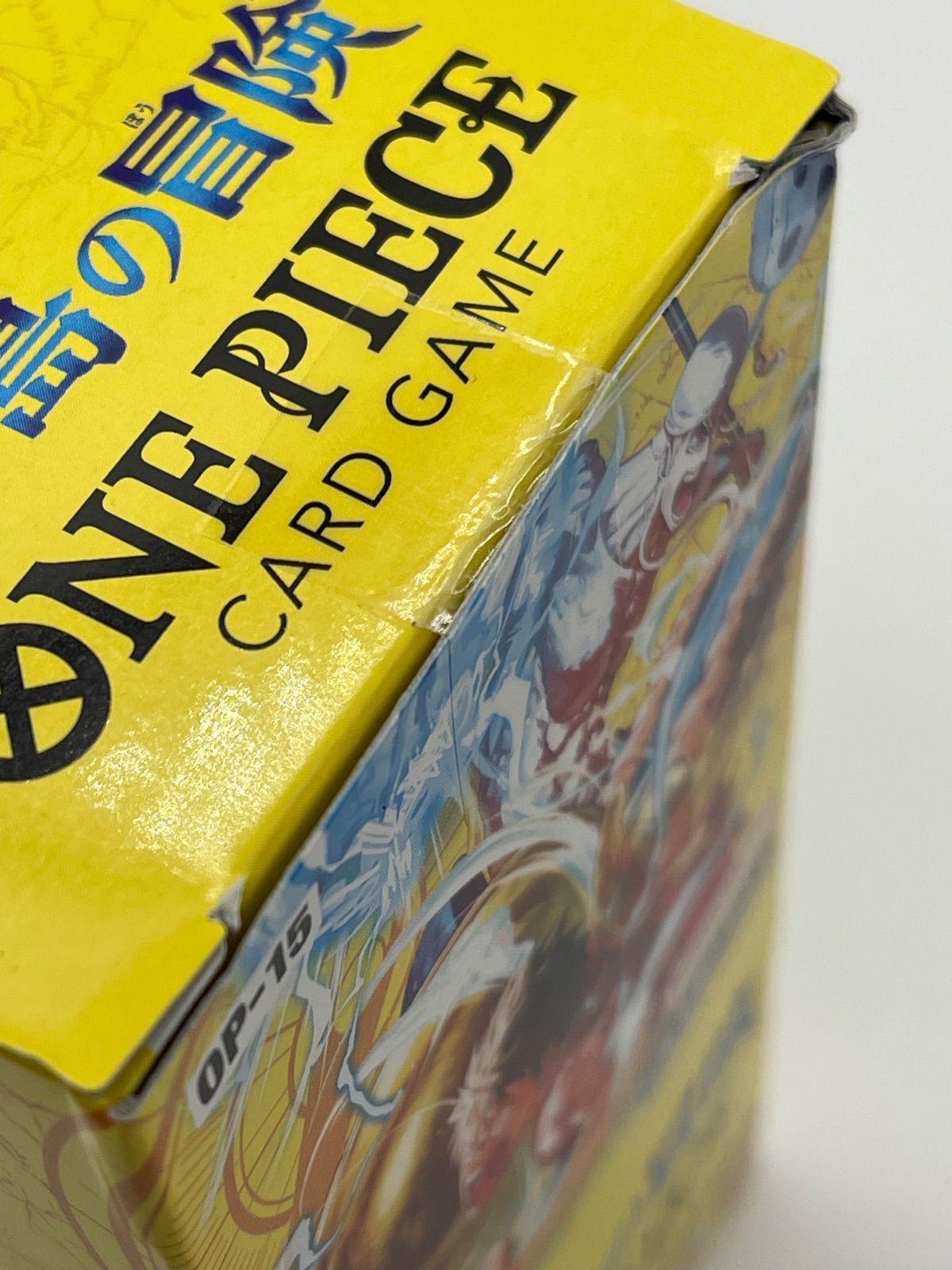 ONE PIECE 神の島の冒険 OP-15 3BOX 未開封テープ付き ※箱へこみ有
