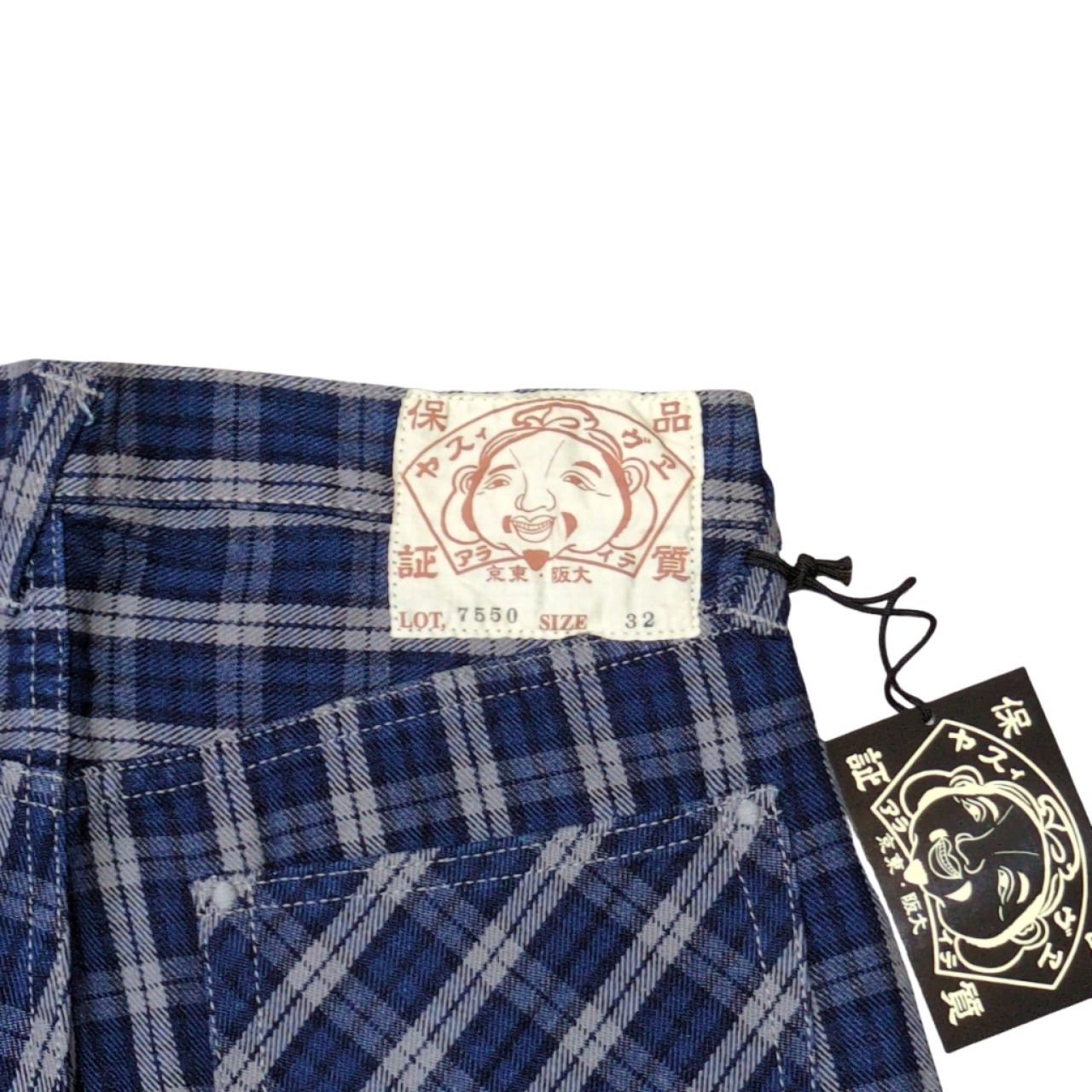 EVISU エヴィス yamane 7550 チェックショートパンツ ハーフパンツ