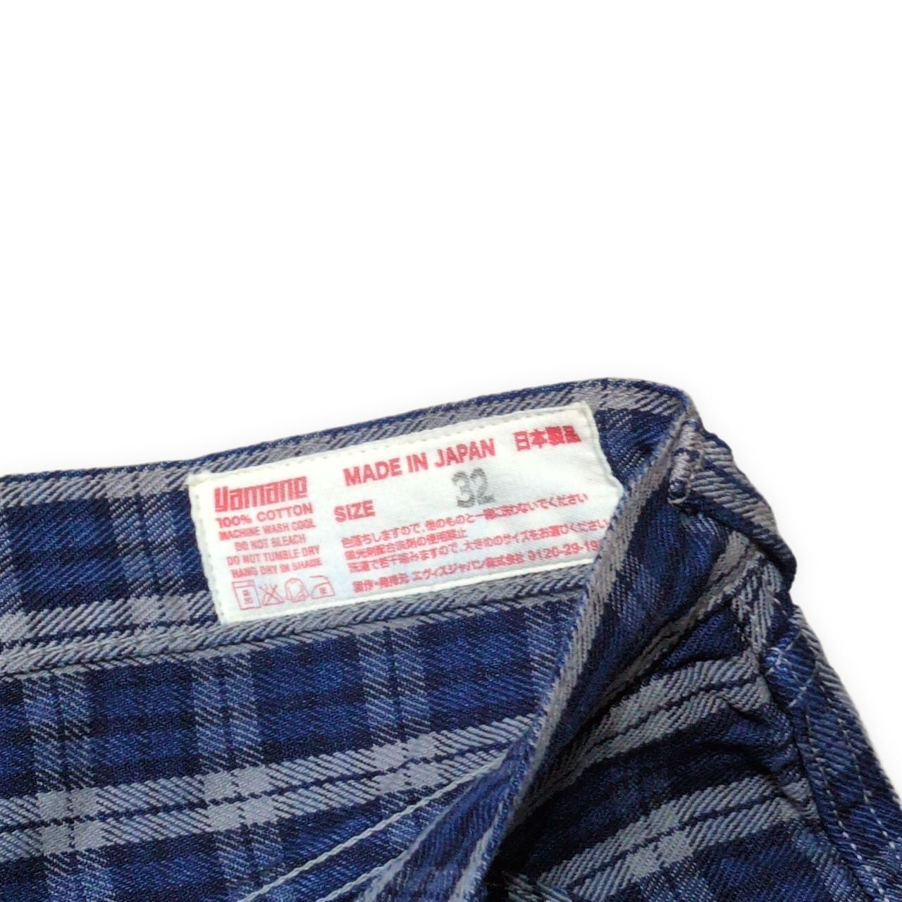 EVISU エヴィス yamane 7550 チェックショートパンツ ハーフパンツ