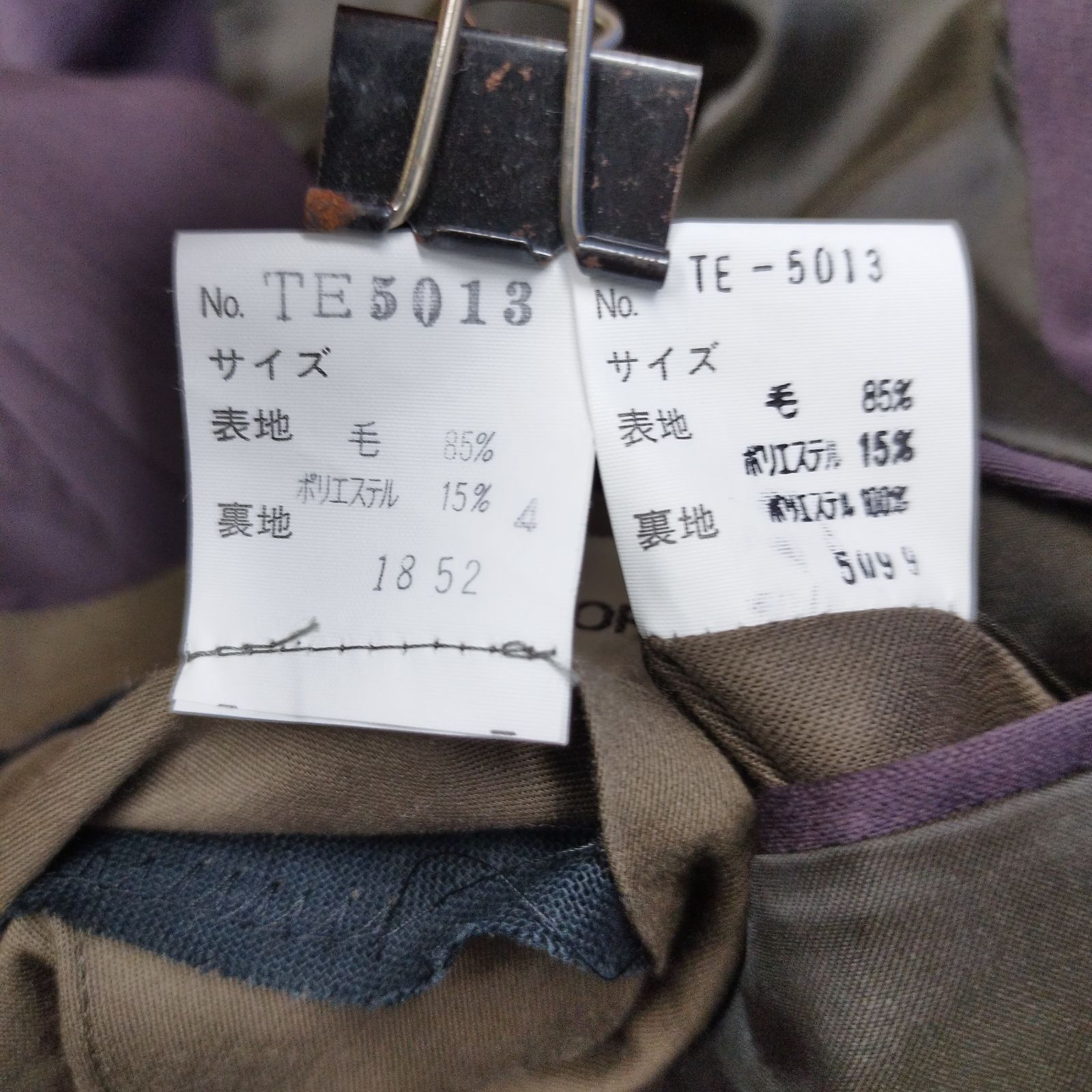 MEN'S TENORAS メンズティノラス スーツ セットアップ ダブルブレスト