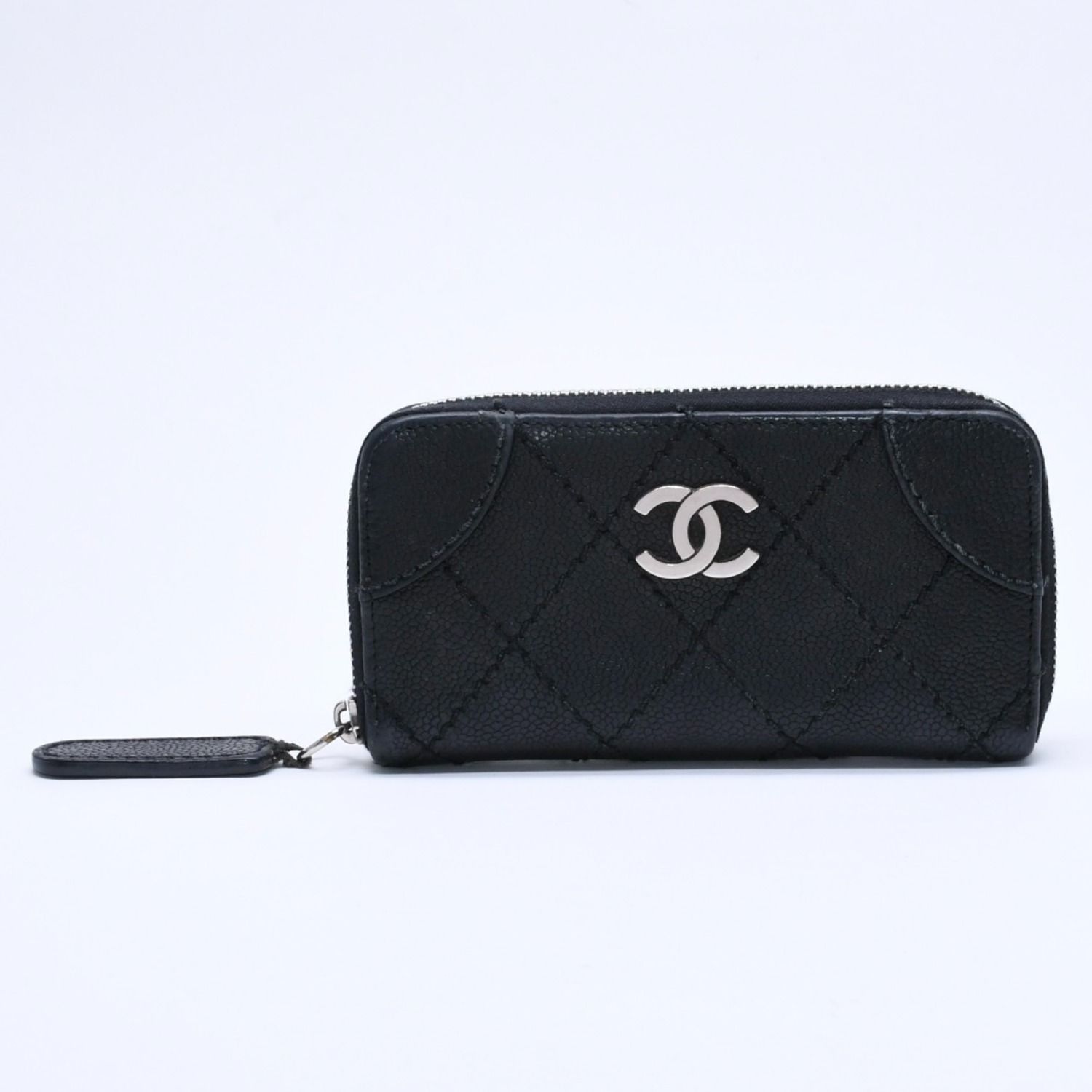 CHANEL シャネル レザー 財布 カードケース ココマーク ワイルド