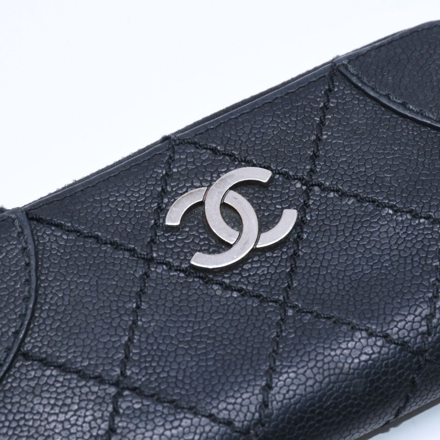 CHANEL シャネル レザー 財布 カードケース ココマーク ワイルド