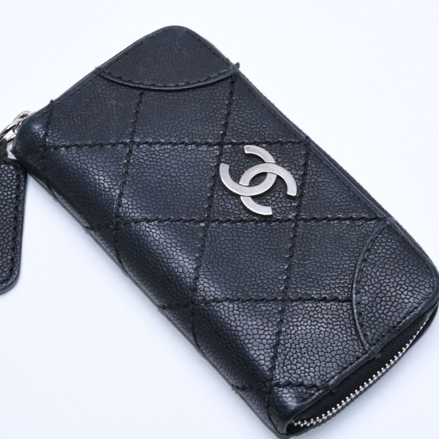 CHANEL シャネル レザー 財布 カードケース ココマーク ワイルド