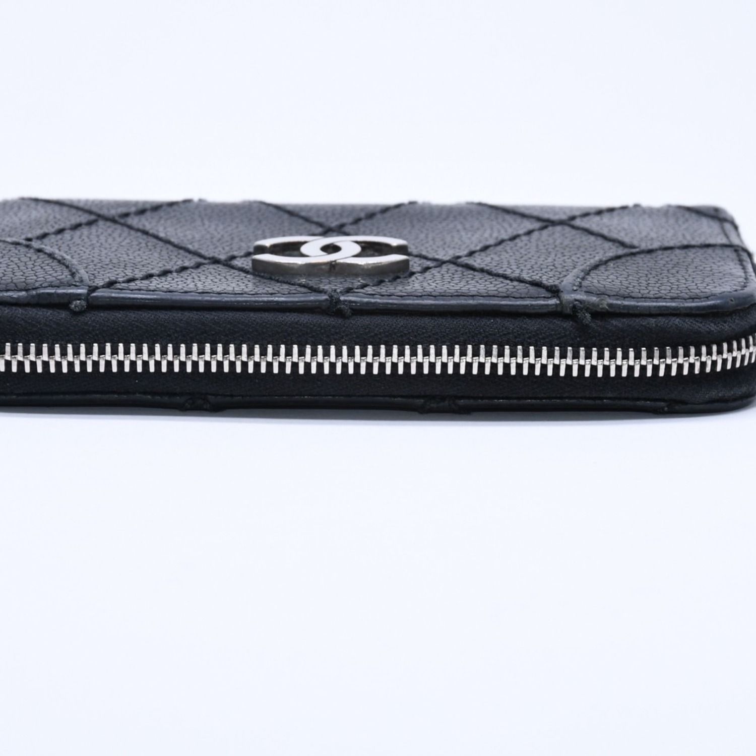 CHANEL シャネル レザー 財布 カードケース ココマーク ワイルド