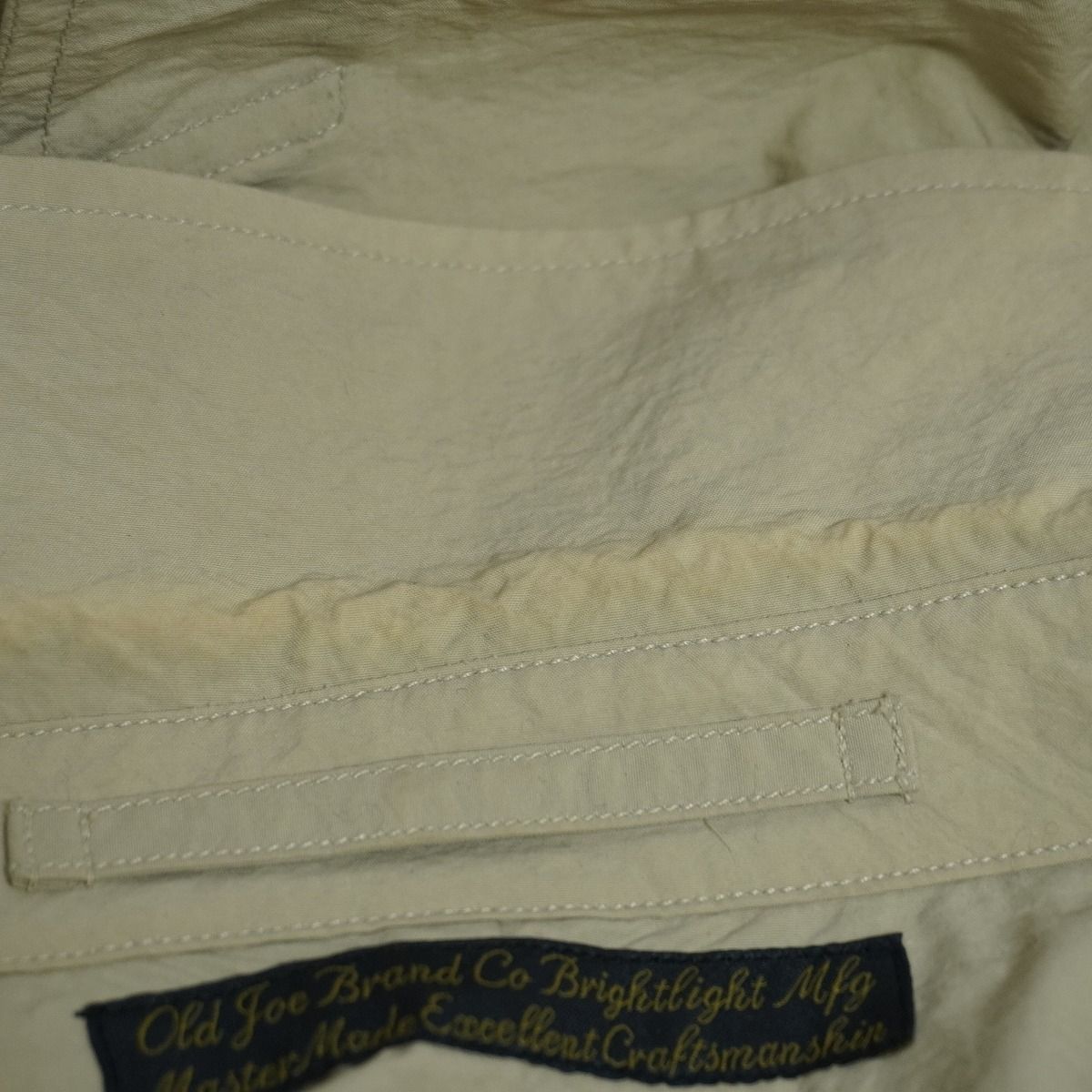 OLD JOE&CO. オールドジョー シュリンクナイロンウェザーコート 36 OLD JOE & CO. オールドジョー SHRINK NYLON WEATHER COAT ナイロン