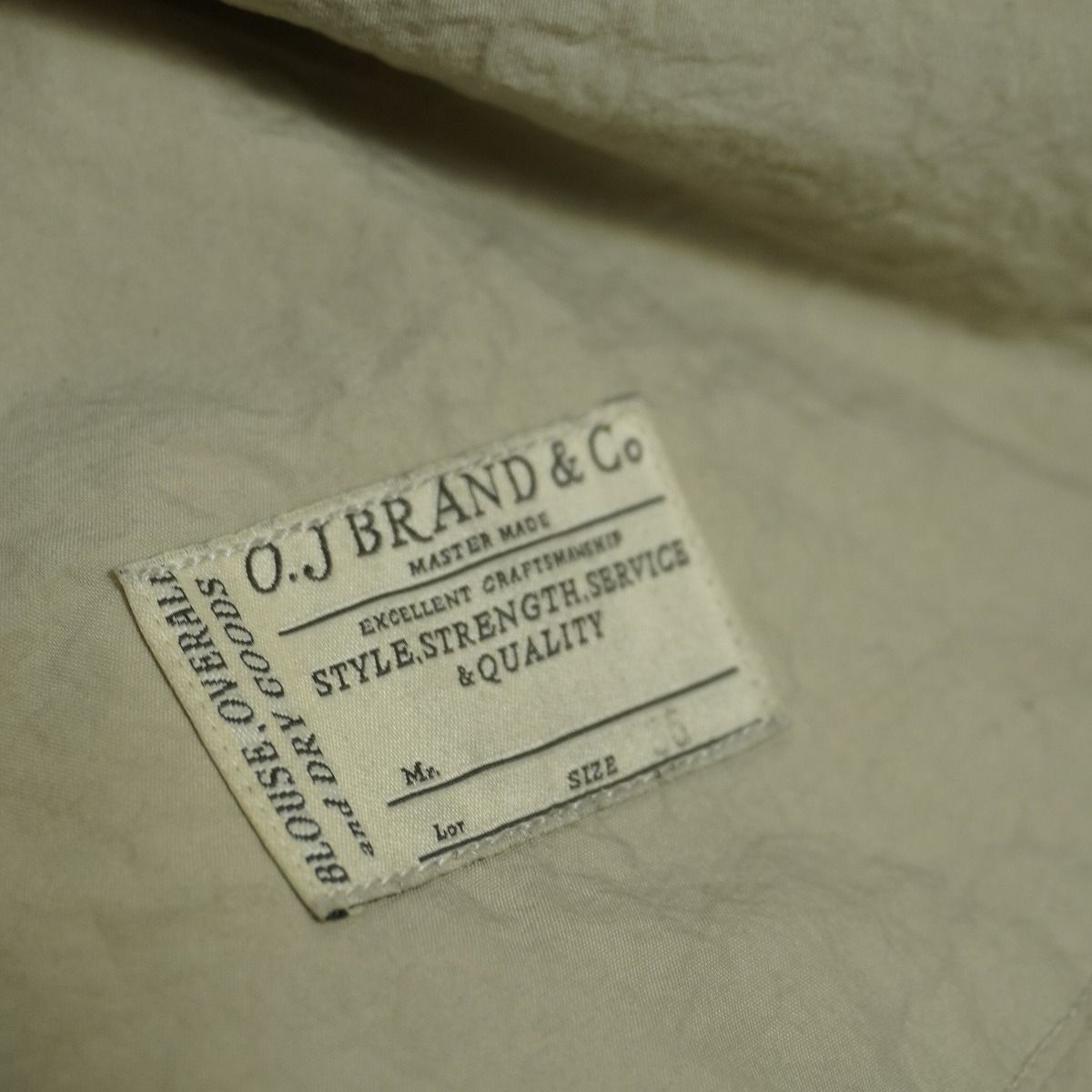 OLD JOE & CO. オールドジョー SHRINK NYLON WEATHER COAT ナイロン
