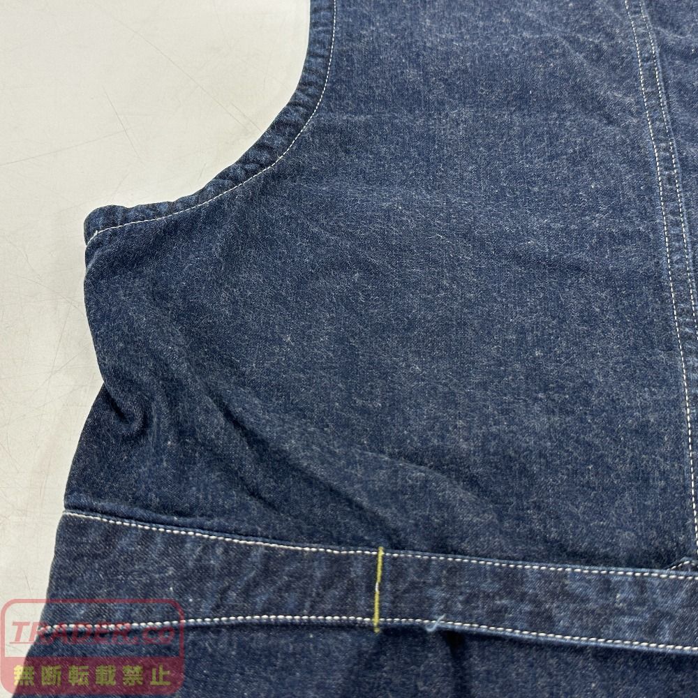07w1965☆ SUGER CANE(シュガーケーン) 9oz WABASH STRIPE WORK VEST