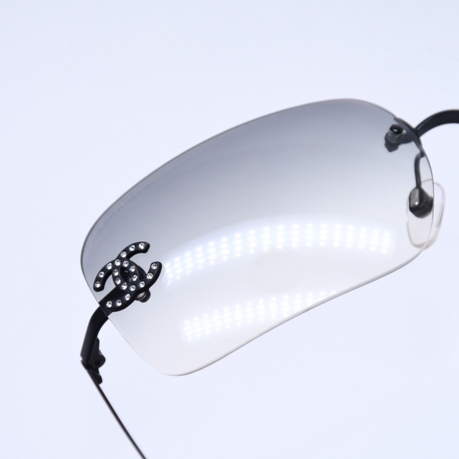 vCHANEL シャネル リムレス サングラス 4017-D c.170/8G サイズ62□17