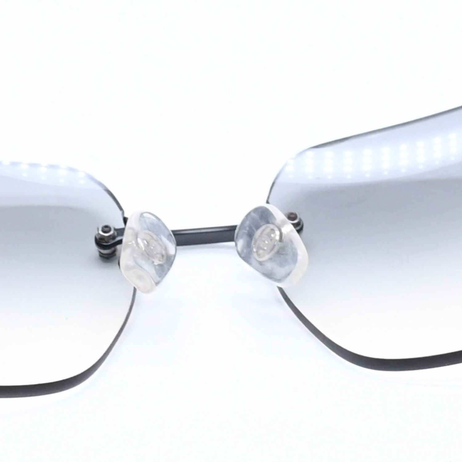 vCHANEL シャネル リムレス サングラス 4017-D c.170/8G サイズ62□17