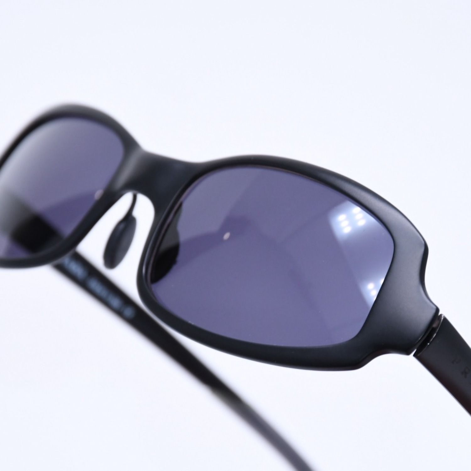 極美品 PRADA プラダ スクエア サングラス アイウェア SPR68A 7AB-1A1