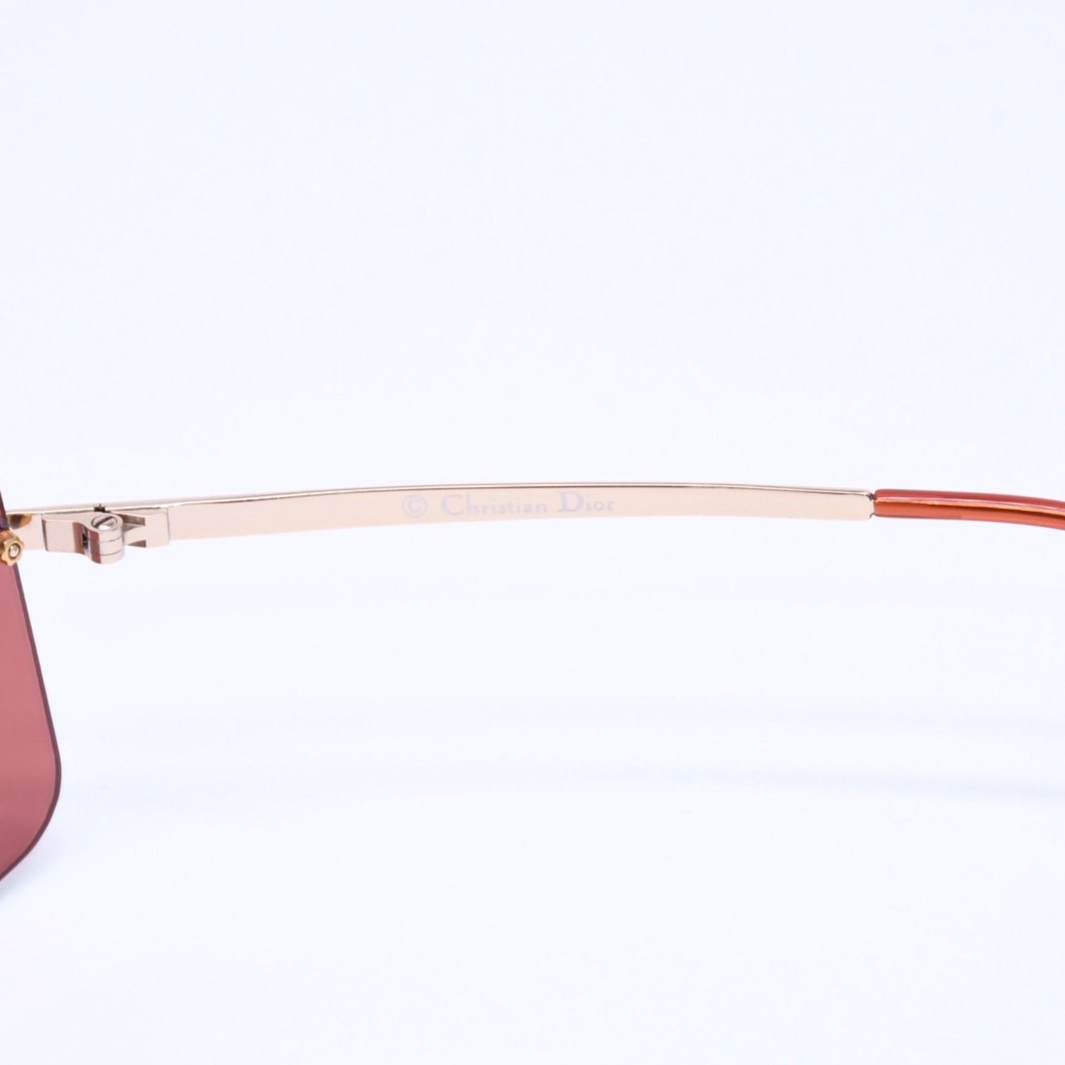極美品 Christian Dior クリスチャンディオール MINI MOTARD リムレス