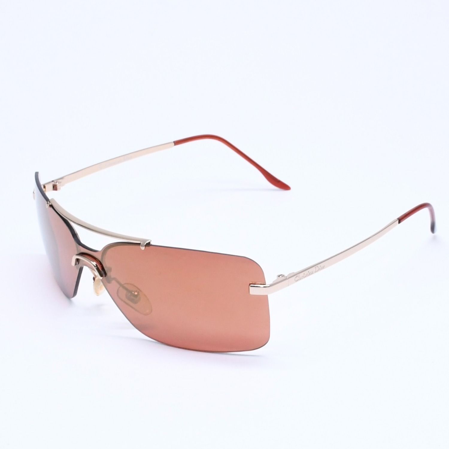 極美品 Christian Dior クリスチャンディオール MINI MOTARD リムレス