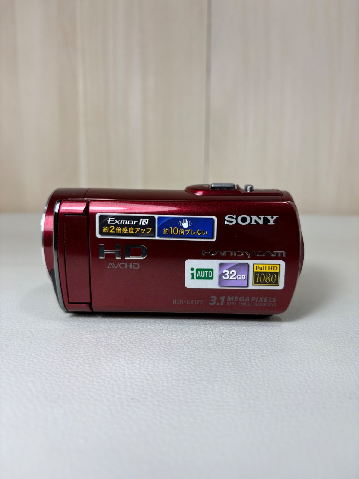 極上美品/動作◎】SONY Handycam HDR-CX170 ボルドーレッド ☆大容量