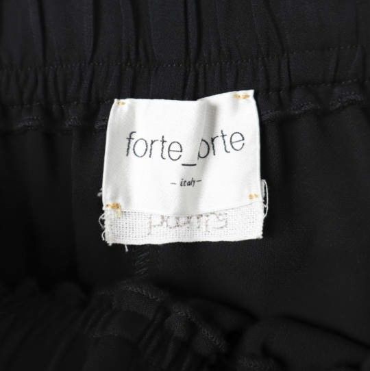 新品 forte_forte フォルテ フォルテ イタリア製 10660 my pants 