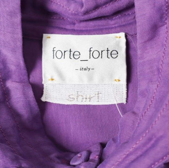 新品 forte_forte フォルテ フォルテ イタリア製 コットンシルク 