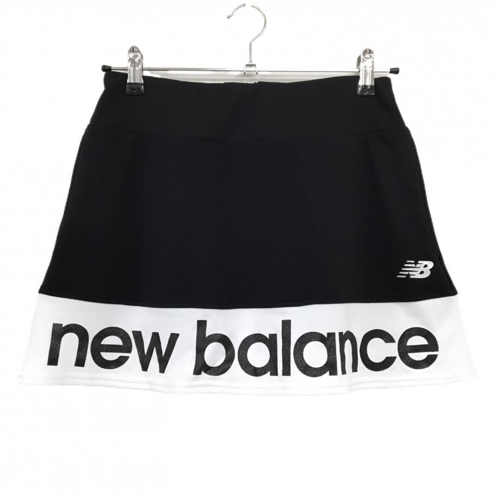 【新品】ニューバランスゴルフ スカート 黒×白 裾英字ロゴ 内側インナーパンツ  レディース 1(M) ゴルフウェア 2024年モデル New Balance 新品】ニューバランスゴルフ スカート 黒×白 裾英字ロゴ 内側インナー