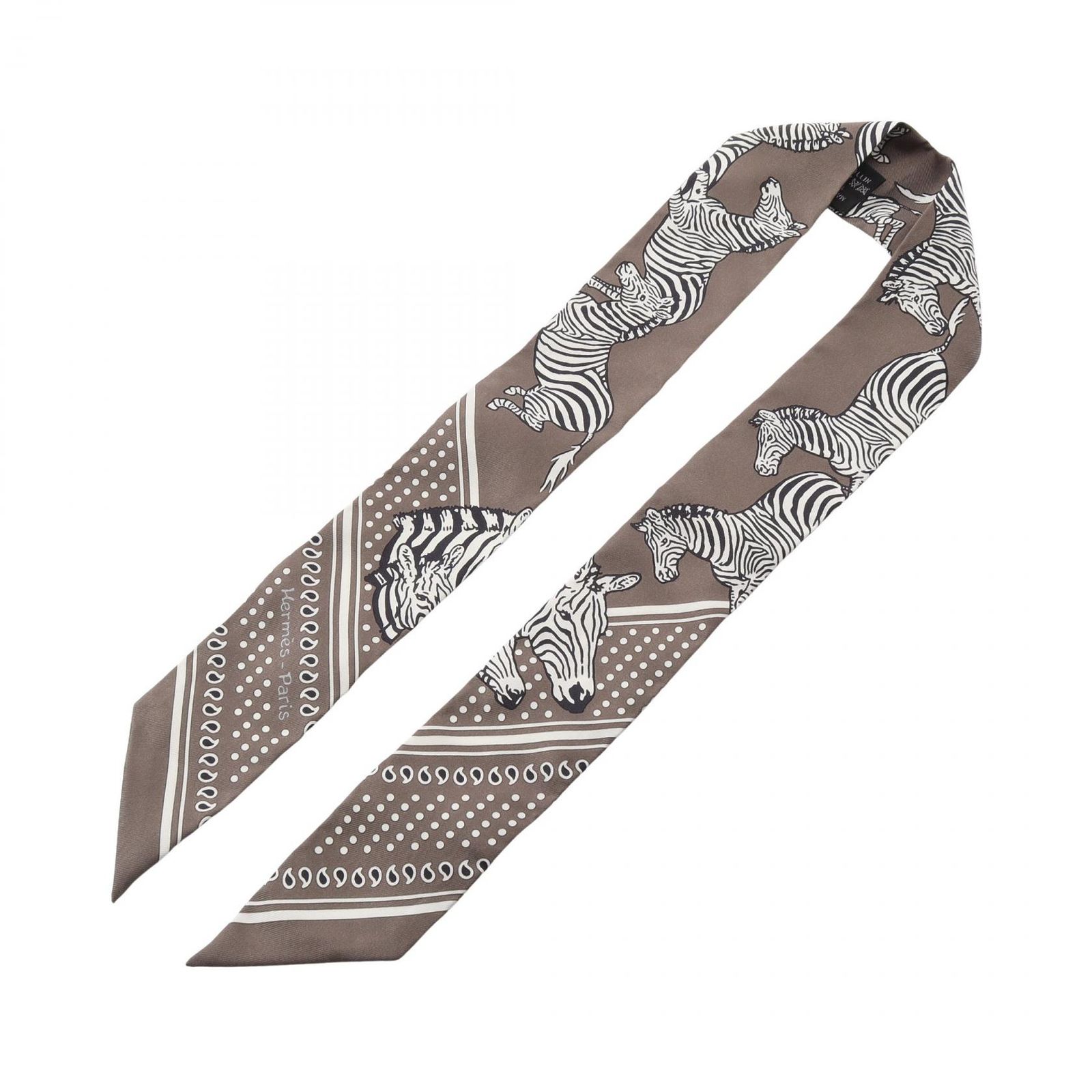 エルメス HERMES スカーフ ツイリー Les Zebres シルク ツイリー