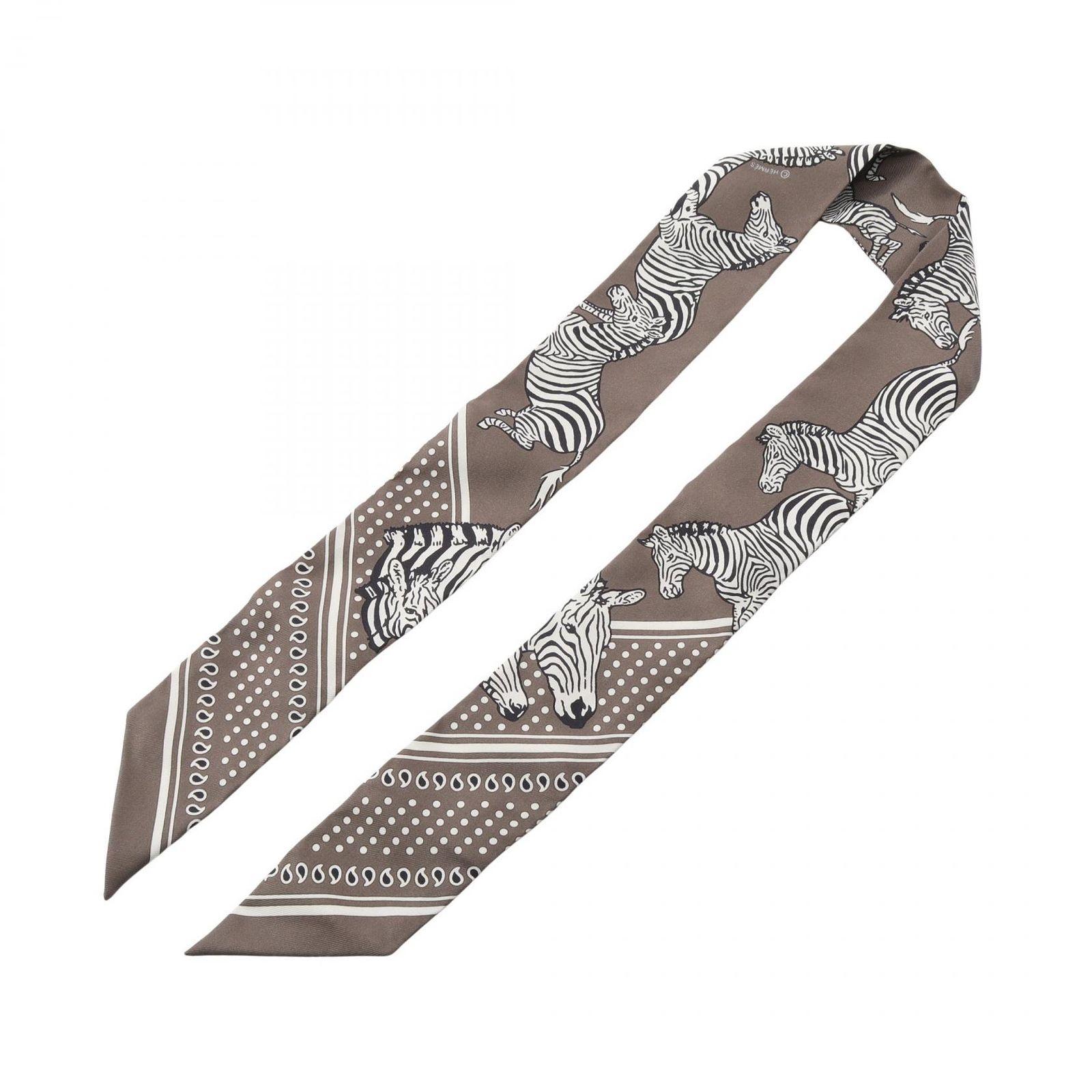 エルメス HERMES スカーフ ツイリー Les Zebres シルク ツイリー