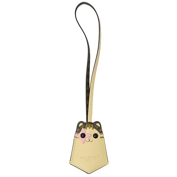 ルイヴィトン キーホルダー レディース バッグチャーム LVキャット モノグラム Louis Vuitton M02342 中古