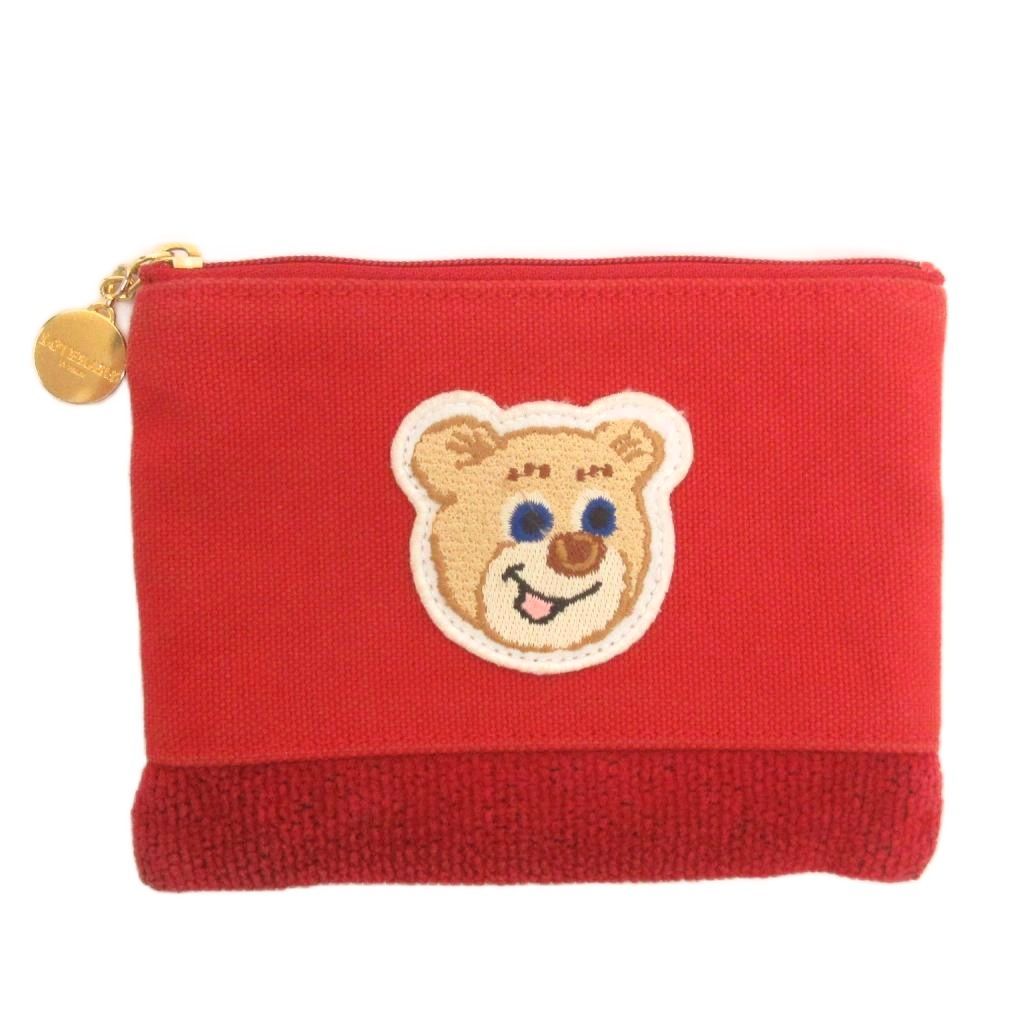 【うめ】LOVERARY OLD TEDDY ポーチ　フェイラー フェイラー FEILER LOVERARY オールドテディ ポーチ 小物入れ ワッペン