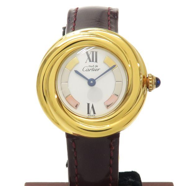 カルティエ マストトリニティ ヴェルメイユ 27mm W1010744 レディース 腕時計【Aランク】【中古】