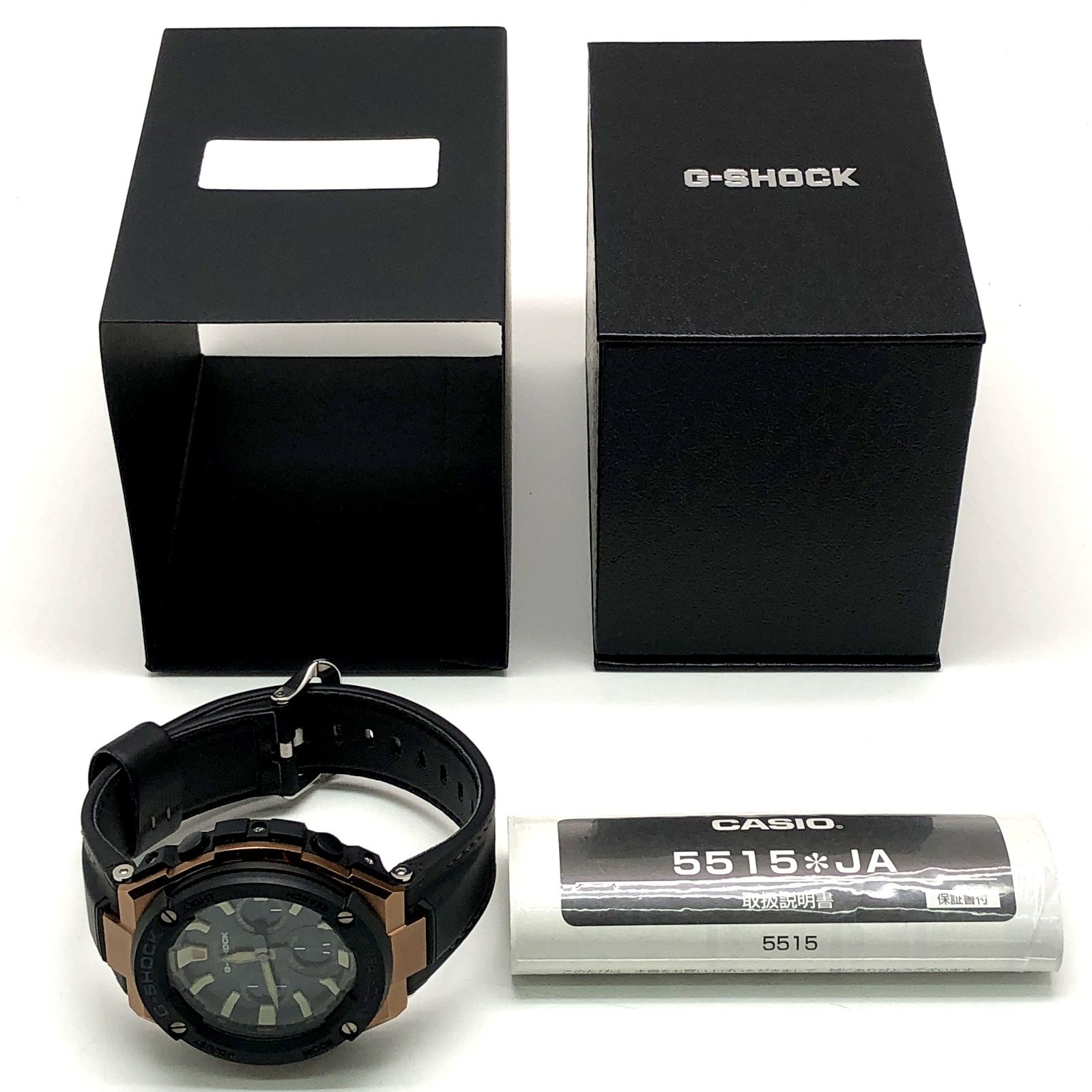 G-SHOCK ジーショック GST-W120L-1A G-STEEL 電波ソーラー 合成皮革