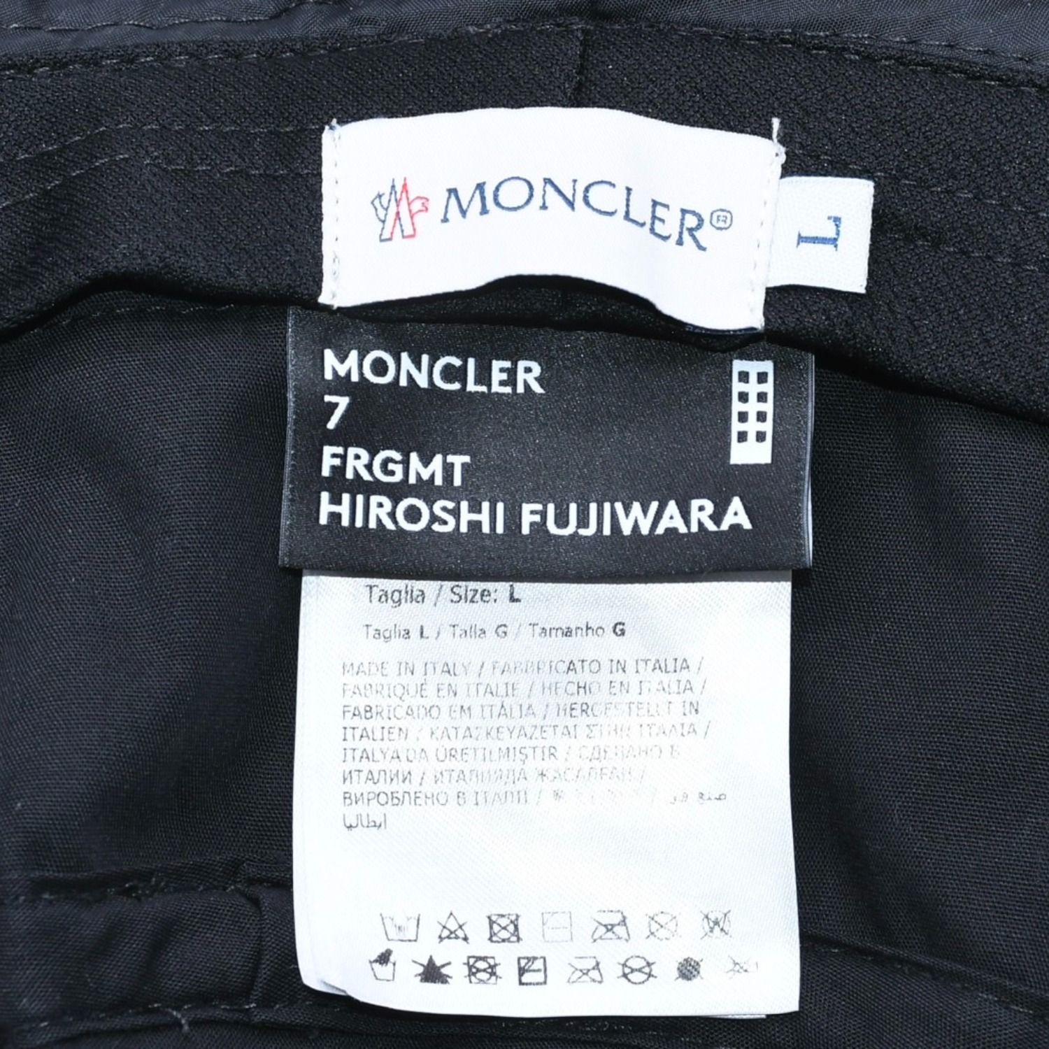 極美品 MONCLER モンクレール FRAGMENT フラグメント バケットハット