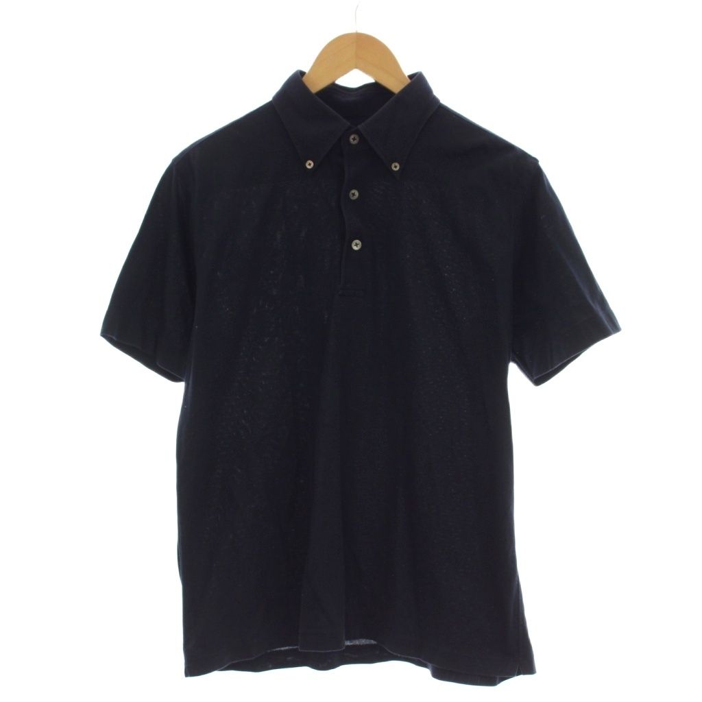 Maker's Shirt 鎌倉 ポロシャツ　黒　激安‼️ メーカーズシャツ カマクラ MAKER'S SHIRT 鎌倉 ポロシャツ L 紺色