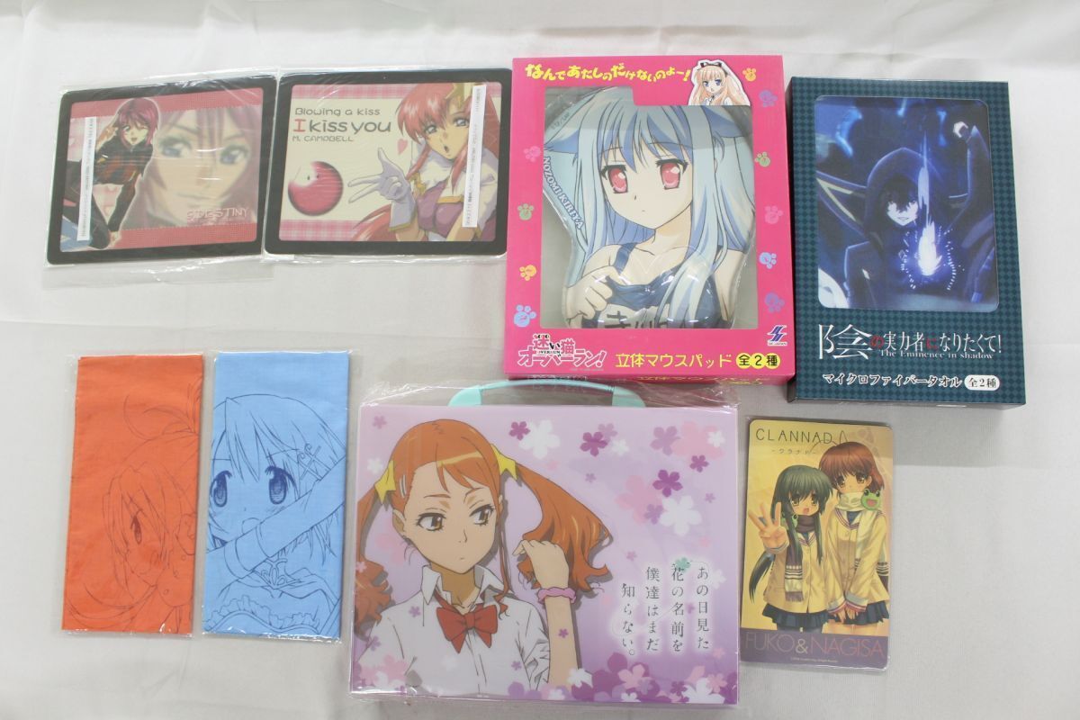 MO2-00180 Gundam SEED Puella Magi Madoka ☆ Magica, Mado Magi, etc. Mouse Pad, Bandana, etc. Merchandise Set