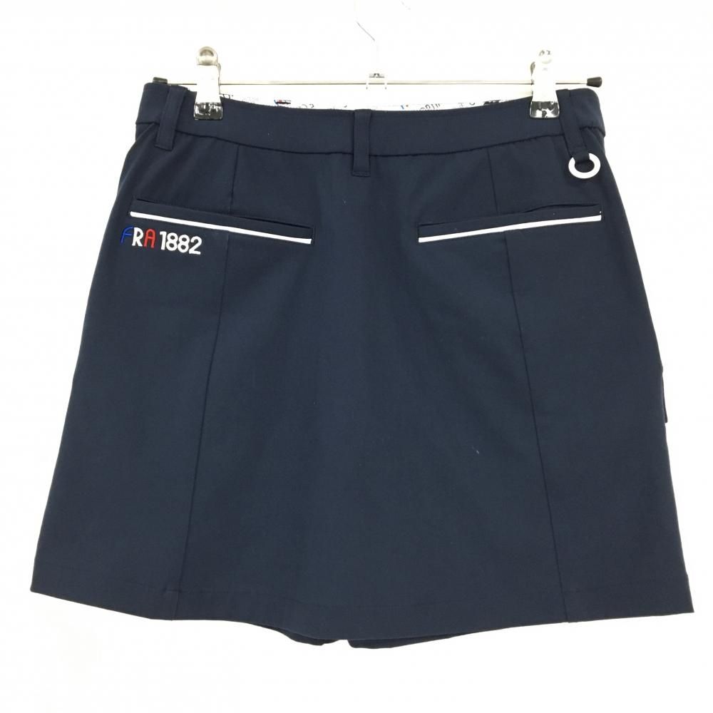 美品】ルコックゴルフ スカート ネイビー 内側インナーパンツ サイロ頃