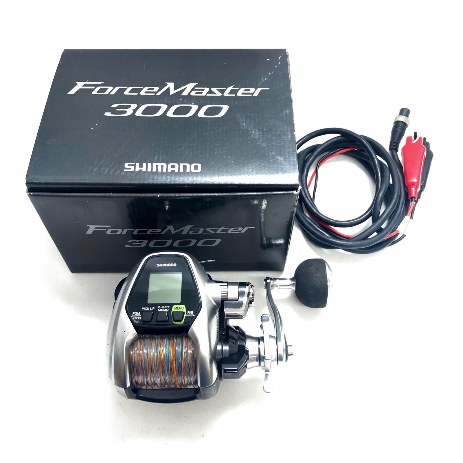 SHIMANO シマノ 15フォースマスター 3000 本体のみ【動作確認済】 SHIMANO シマノ 電動リール 15フォースマスター 3000 キズ・サビ有