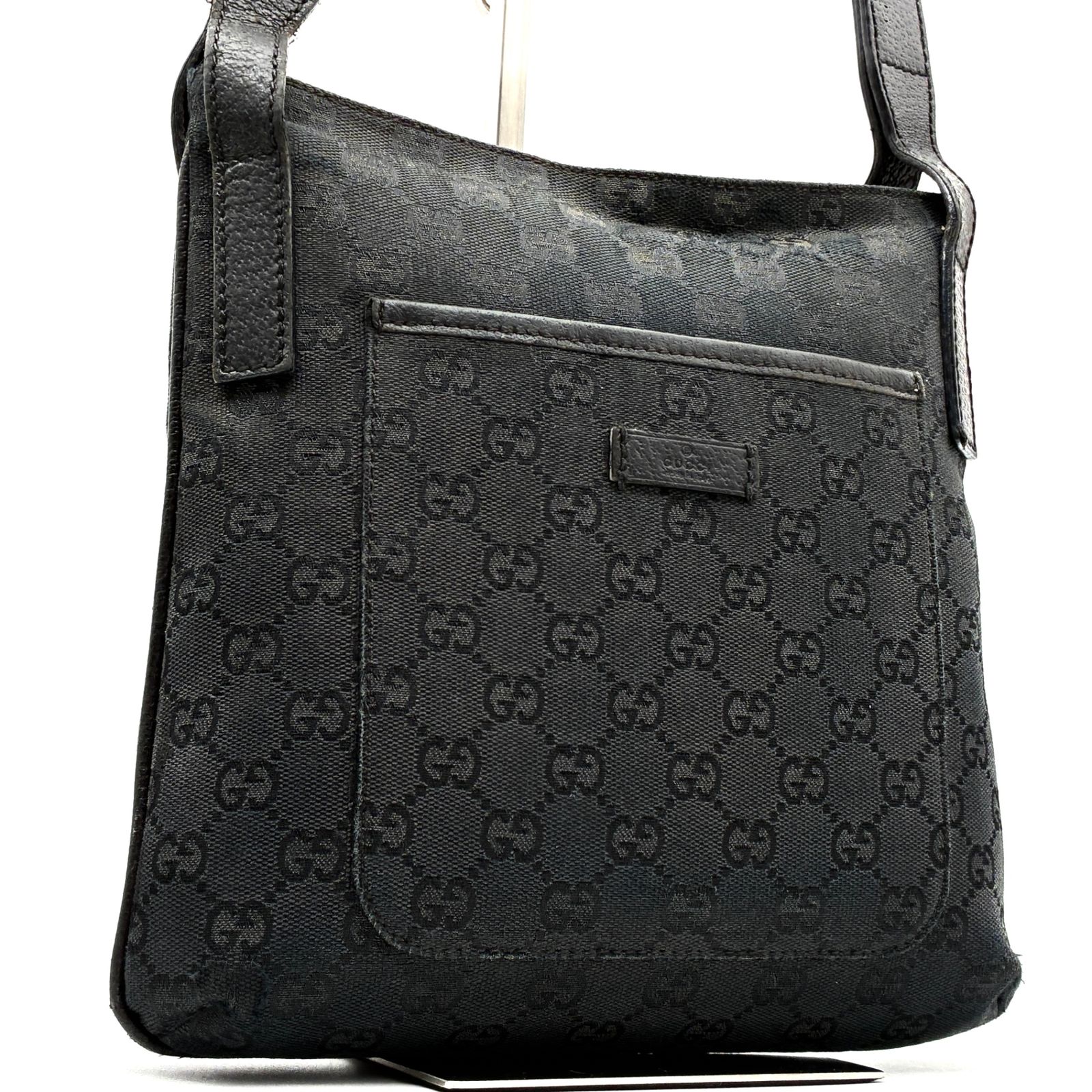グッチ GUCCI GGキャンバス ショルダーバッグ クロスボディ サコッシュ