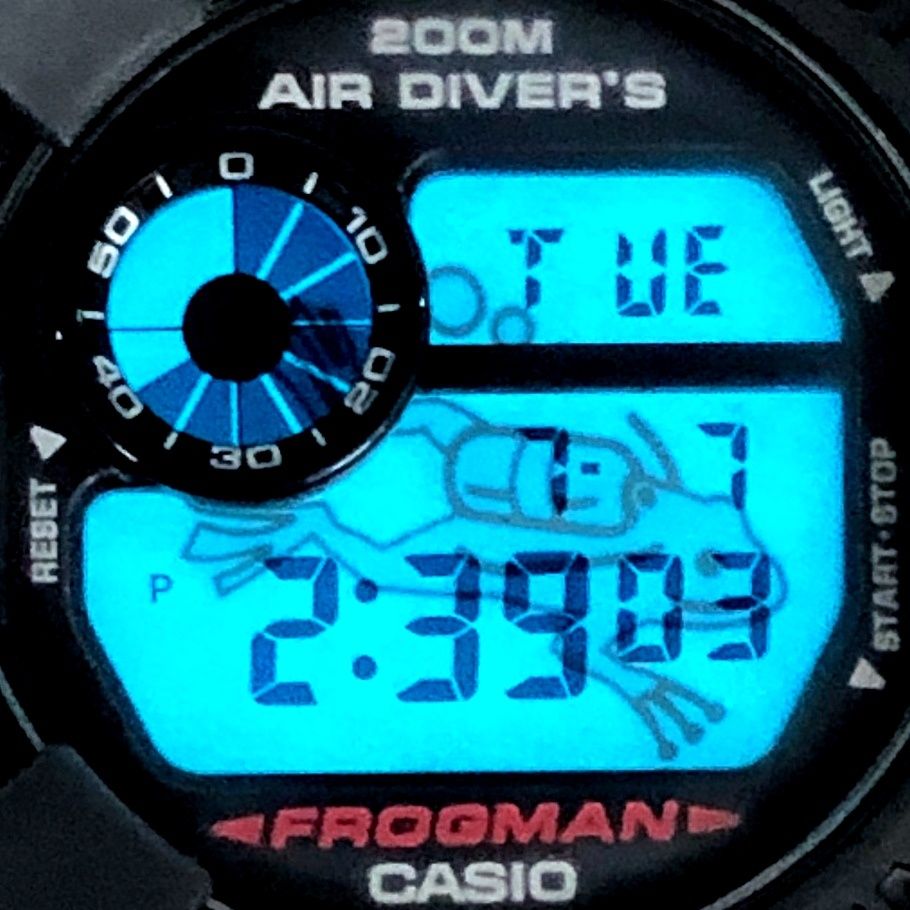 G-SHOCK ジーショック DW-8200Z-1T FROGMAN MEN IN BLACK フロッグマン
