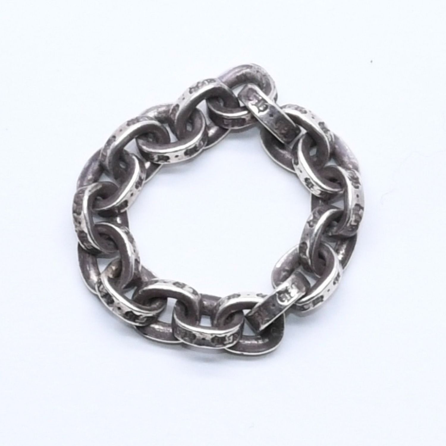 CHROME HEARTS クロムハーツ ペーパーチェーンリング 指輪 サイズ9号