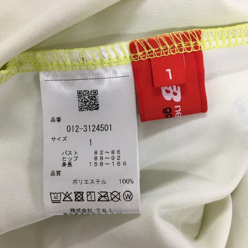 超美品】ニューバランスゴルフ ノースリーブワンピース ライトグリーン
