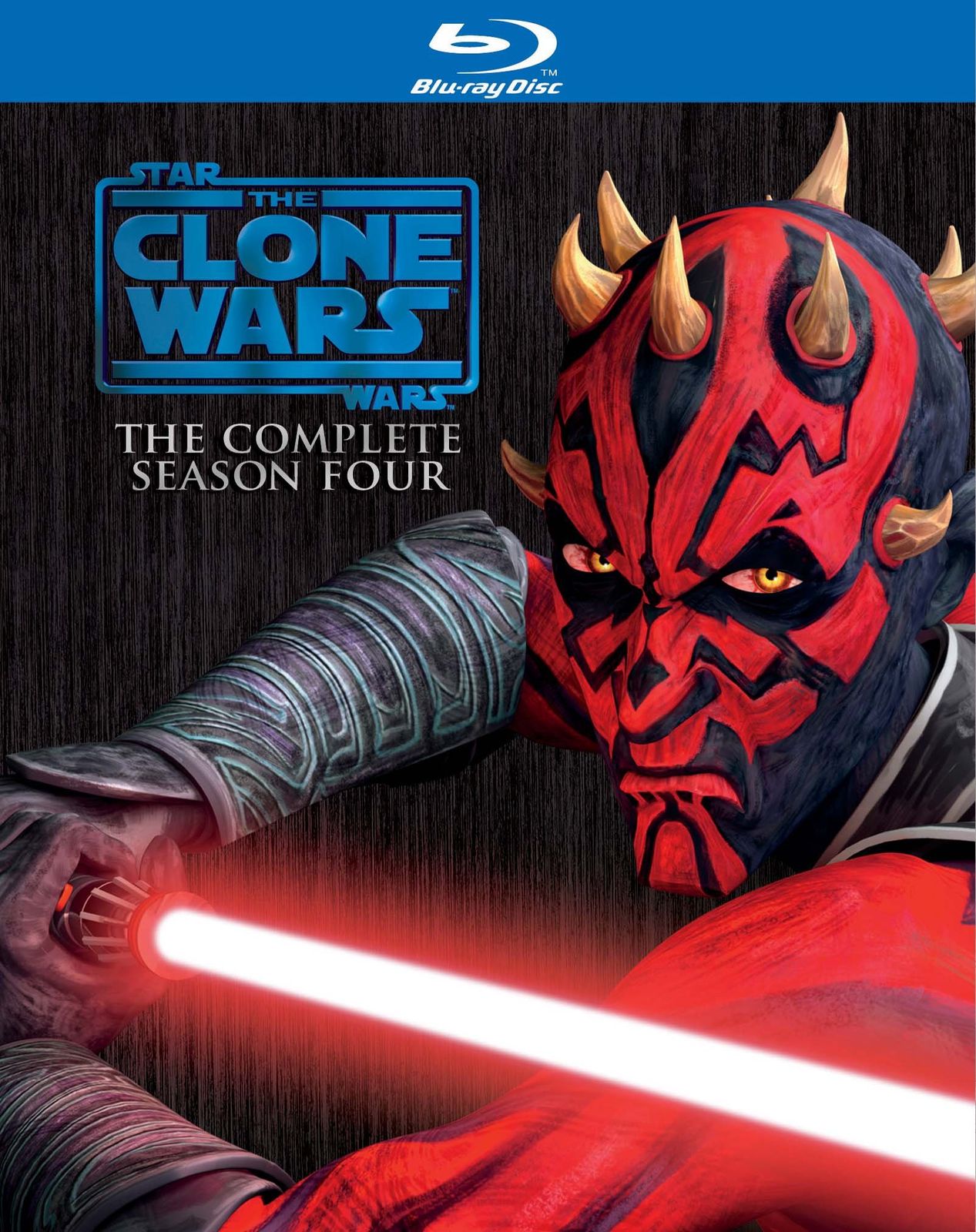 【初回限定生産】スター・ウォーズ:クローン・ウォーズ <フォース・シーズン> コンプリート・ボックス (3枚組) [Blu-ray]