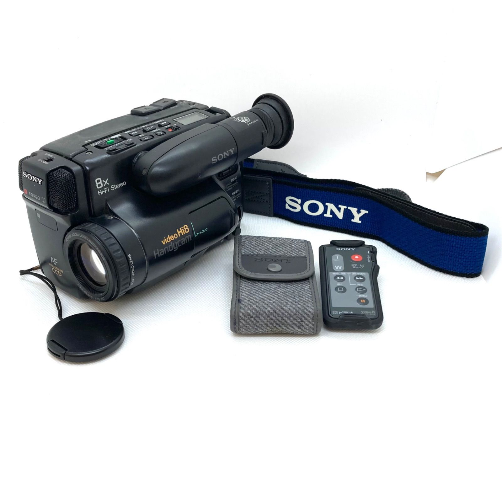 SONY】 Handycam 8mmビデオカメラ CCD-TR75 video Hi8 ジャンク品