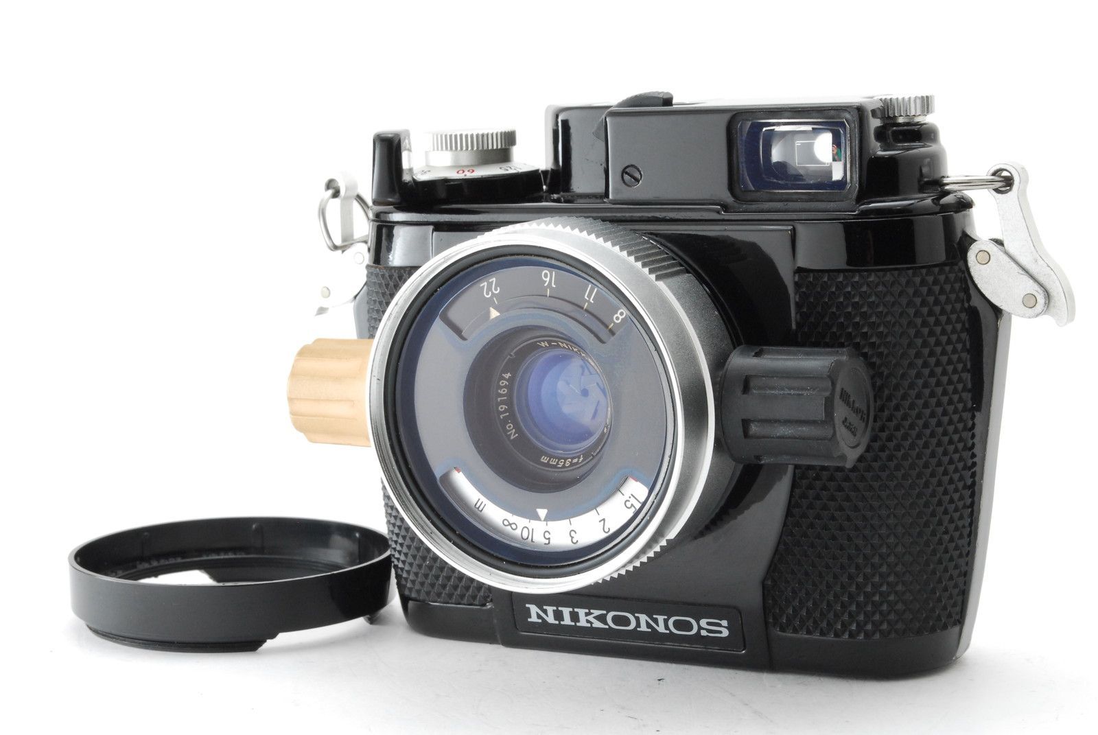 【良品 保障付 動作確認済】 前期モデル Nikon NIKONOS I ニコン ニコノス 水中カメラ MF 35mm フィルムカメラ 35mm f/2.5 レンズ #V2684