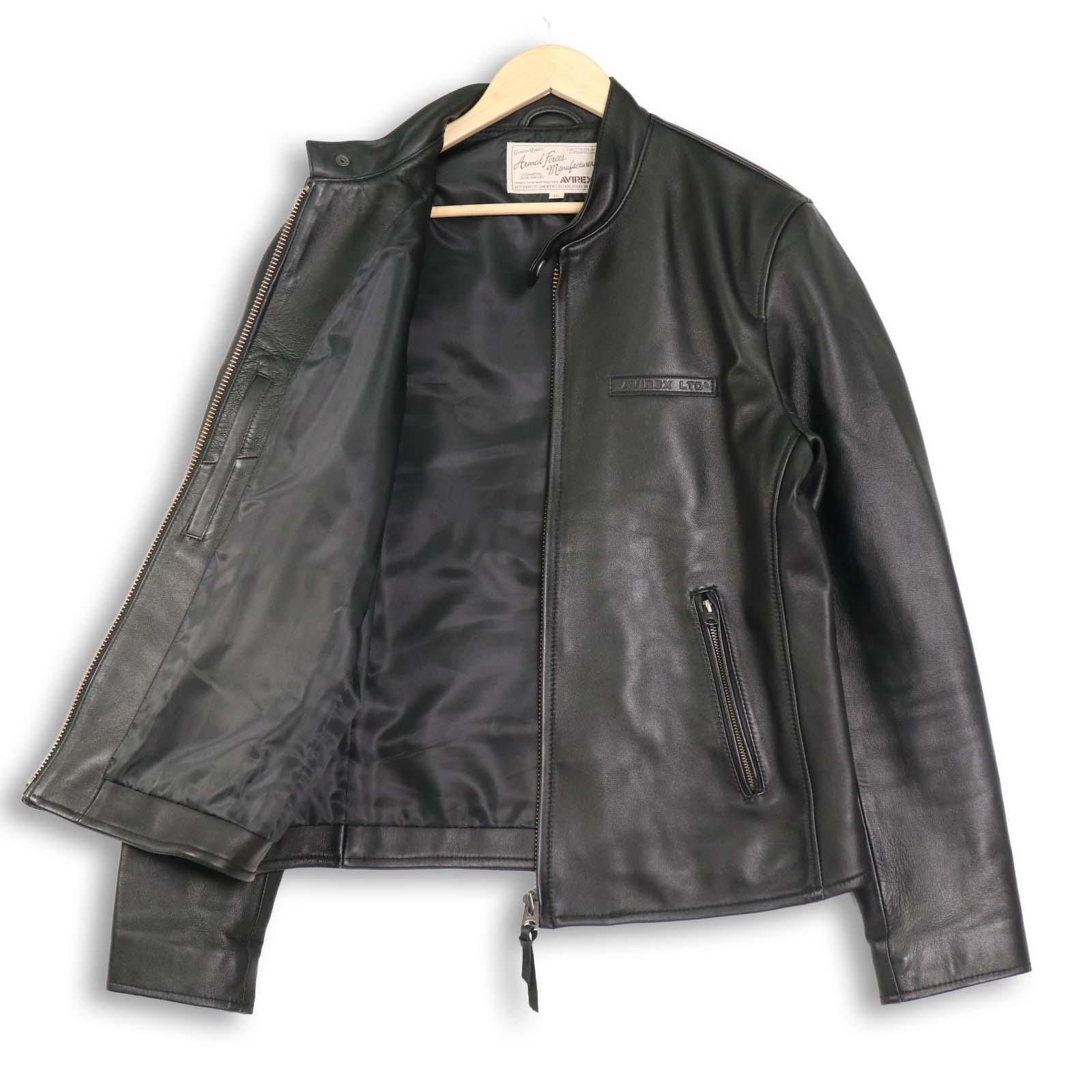 AVIREX/アヴィレックス 783-9250032 ラムレザー シングルライダース
