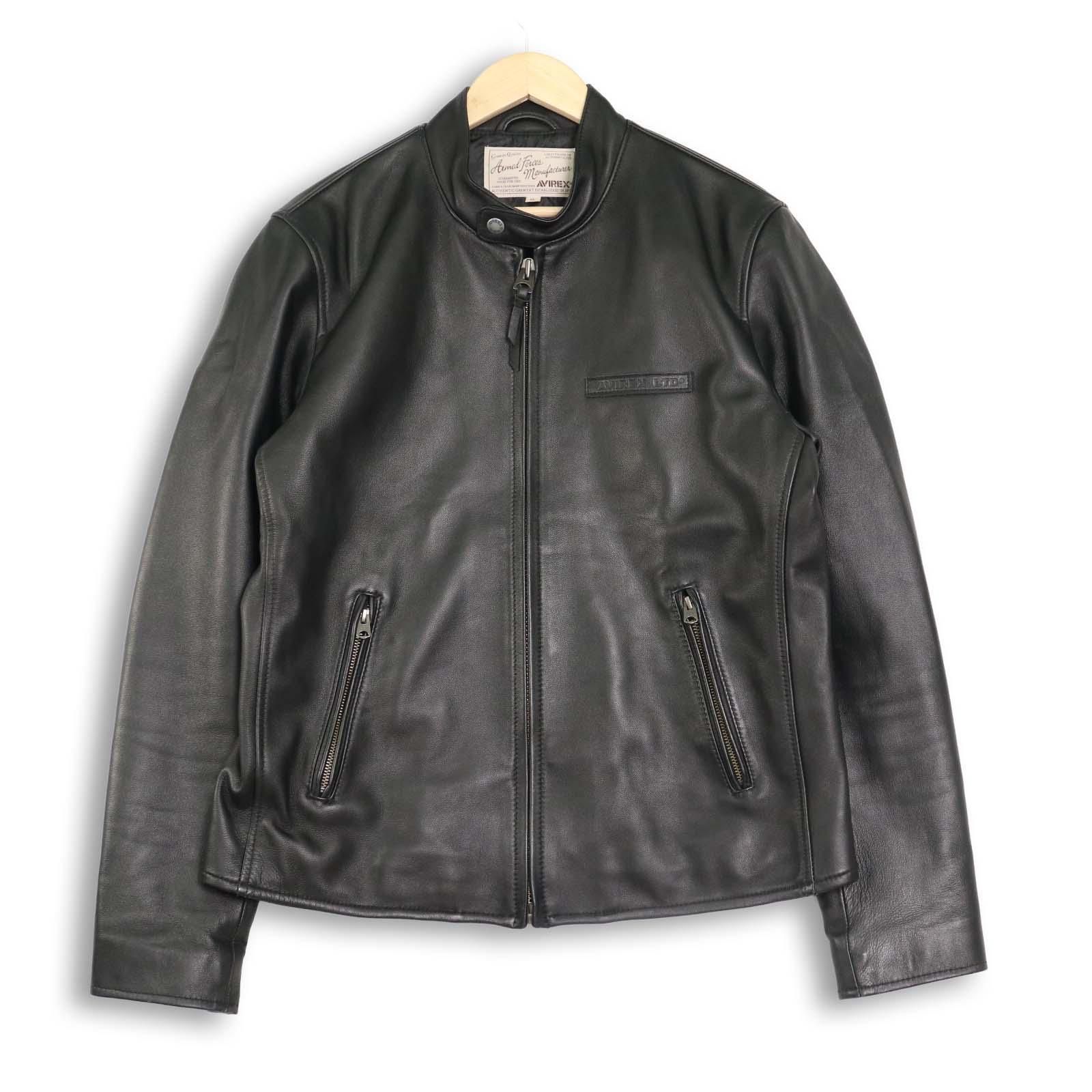 AVIREX/アヴィレックス 783-9250032 ラムレザー シングルライダース