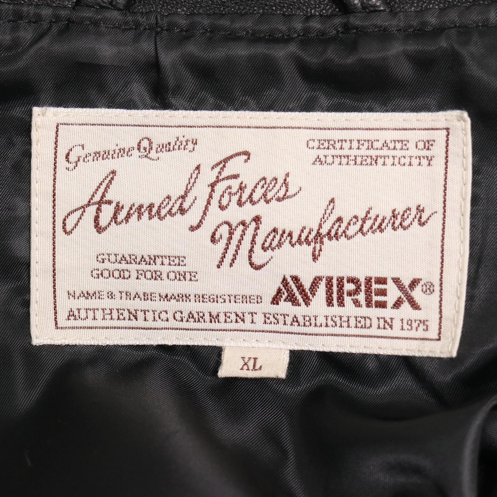 AVIREX/アヴィレックス 783-9250032 ラムレザー シングルライダース