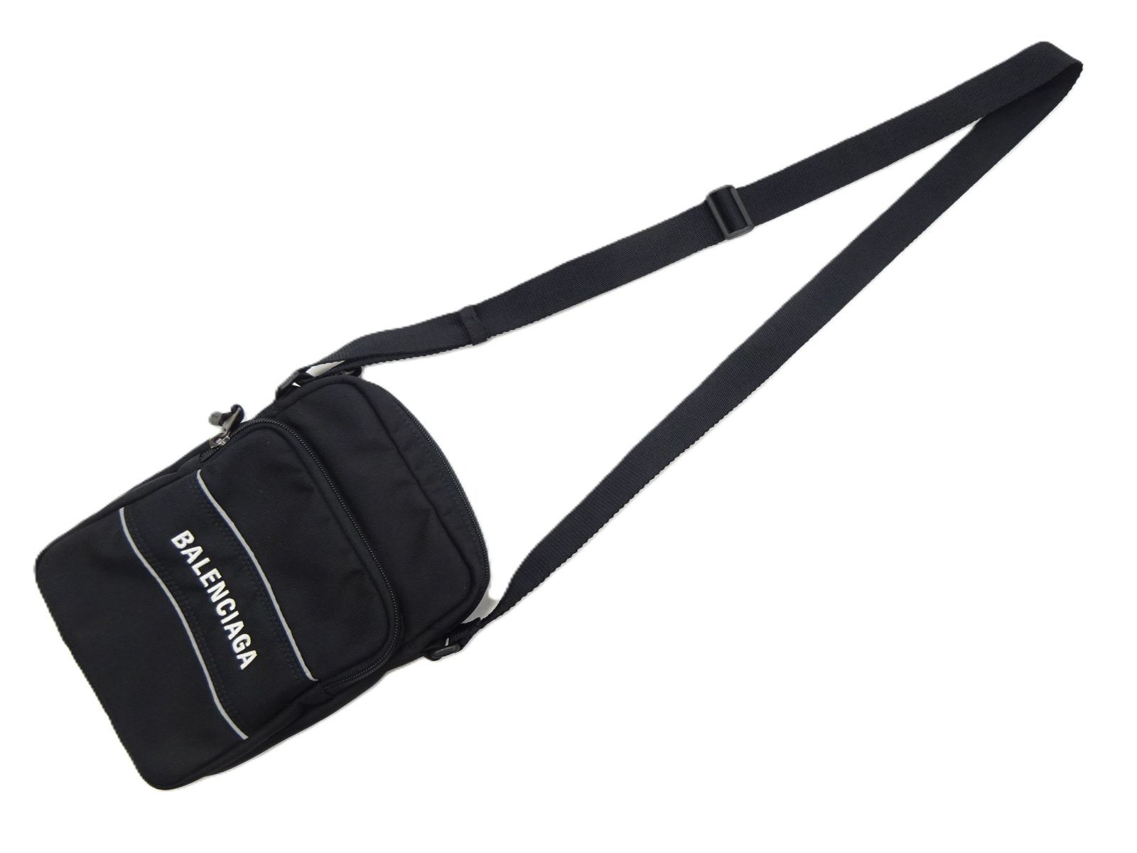 【三越購入ギャラ付】BALENCIAGA バレンシアガ SPORT MESSENGER S スポーツ メッセンジャー ロゴ ショルダーバッグ 638657