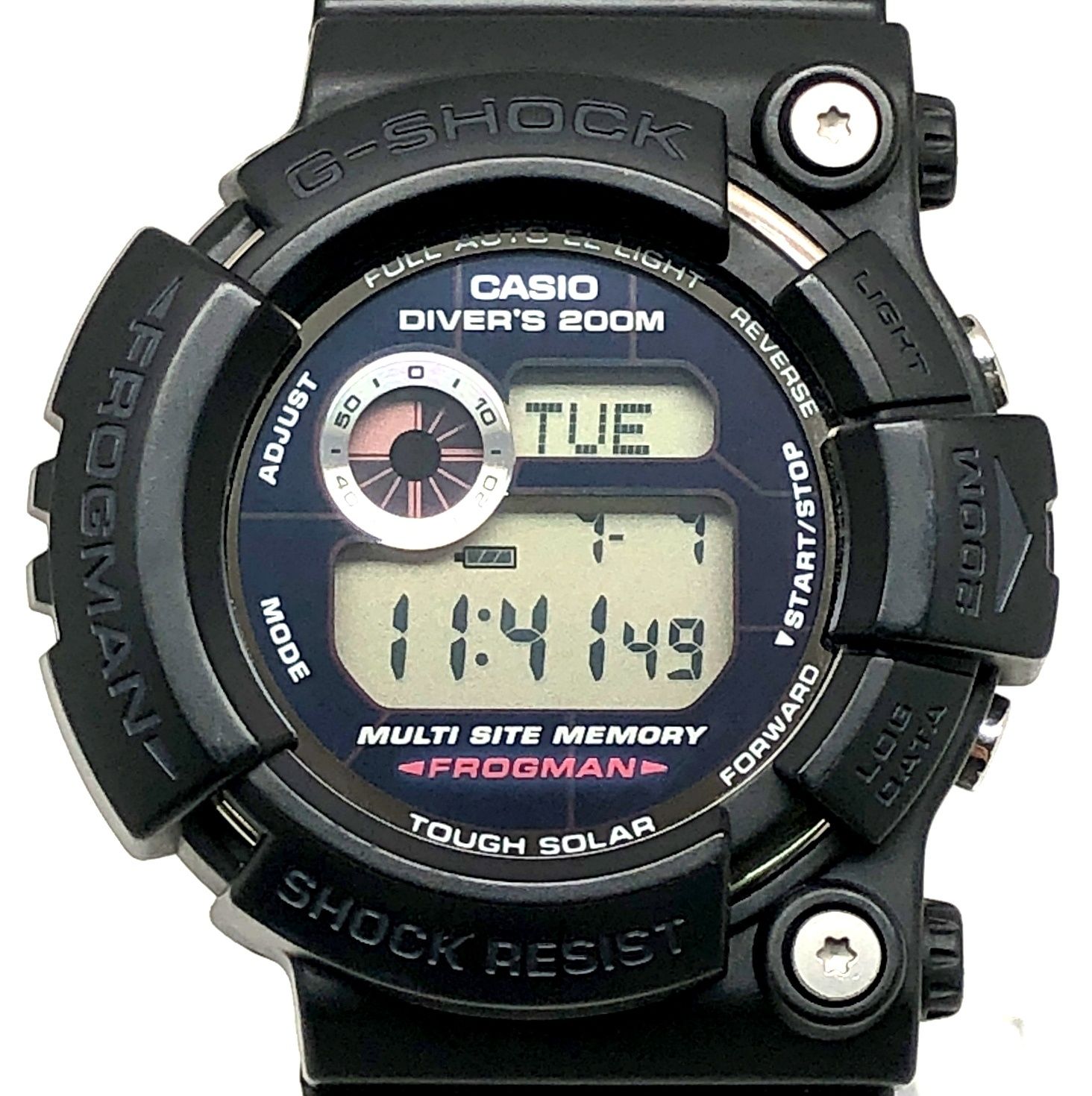 G-SHOCK ジーショック GW-200BC-1 フロッグマン ブラックヘリオス タフソーラー ギリシャ神話 太陽神 2002年7月発売 G-SHOCK ジーショック GW-200BC-1 フロッグマン ブラックヘリオス タフ