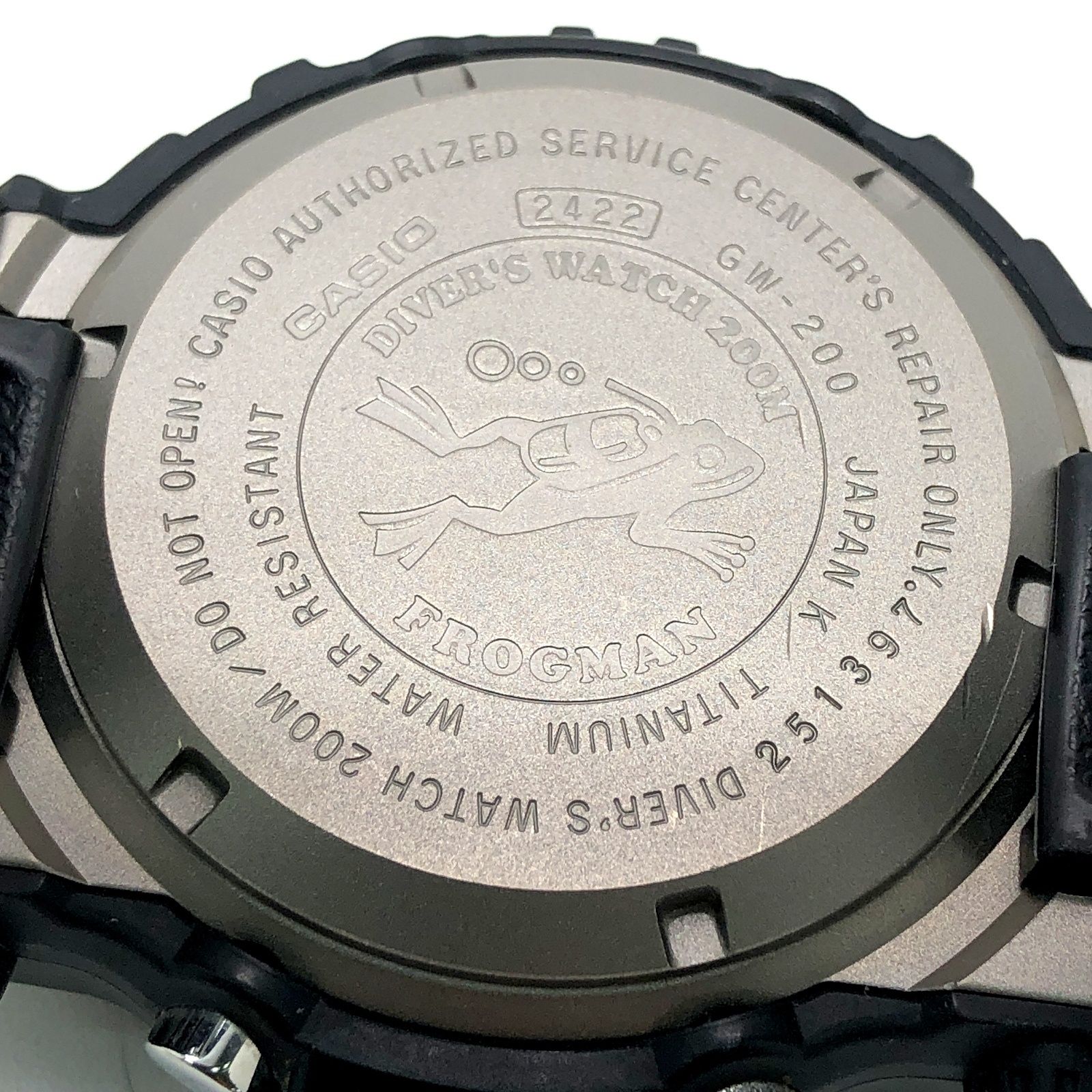 G-SHOCK ジーショック GW-200BC-1 フロッグマン ブラックヘリオス タフ