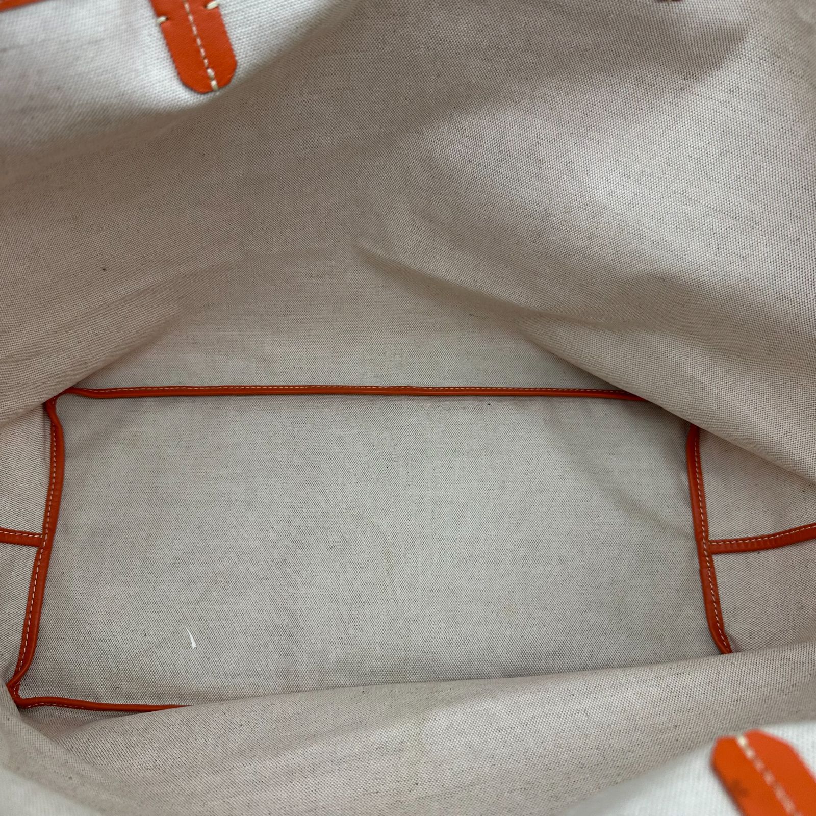 GOYARD ゴヤール サンルイ GM オレンジ PVC コーティングキャンバス 