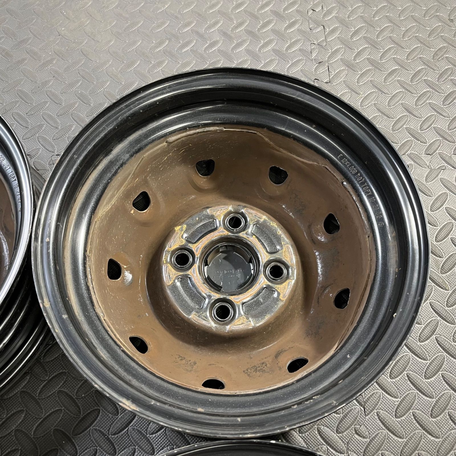 スズキ キャリィ エブリィ DA52T DA52V 純正スチールホイール 12×4J+45