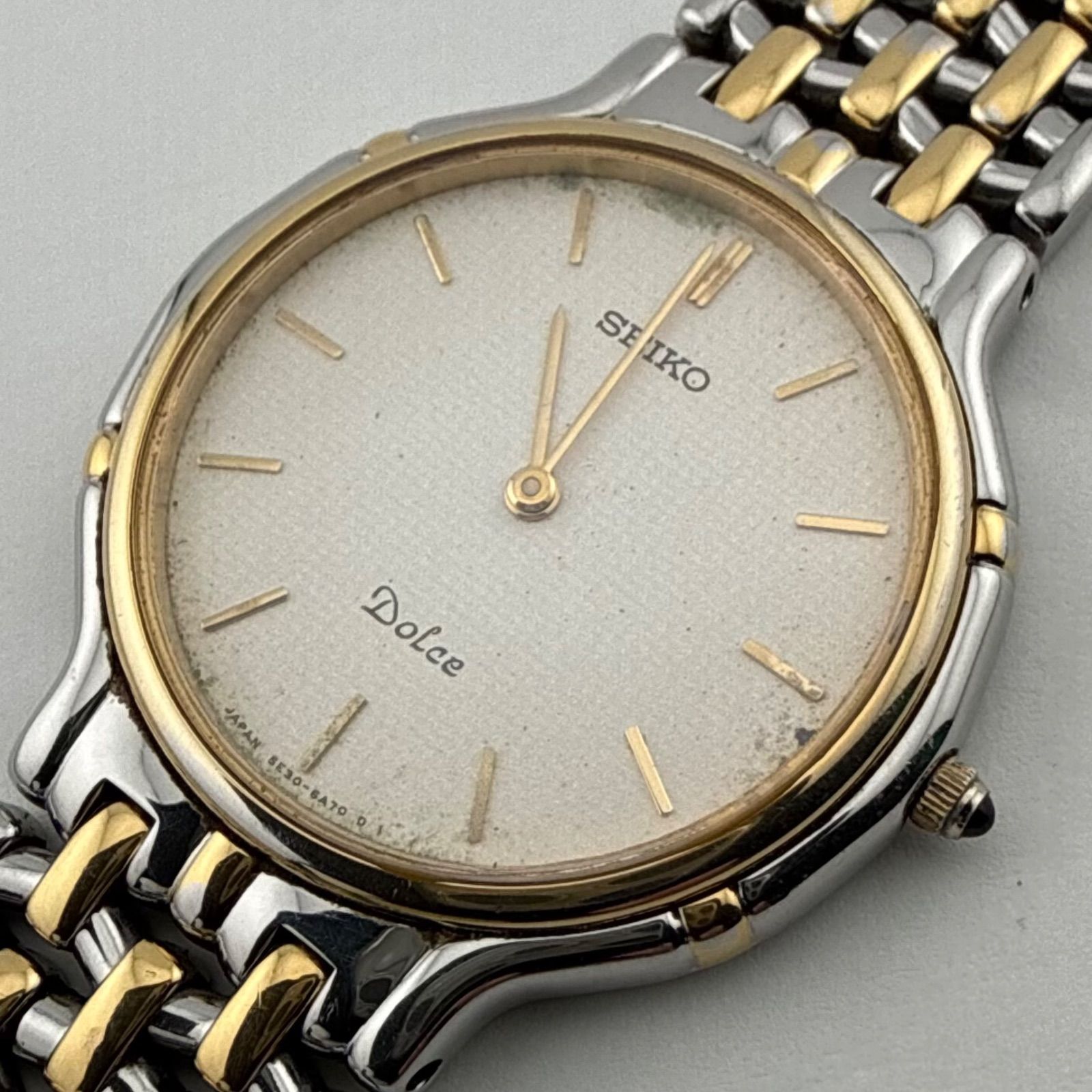 SEIKO 5E30-6A00 セイコー DOLCE ドルチェ メンズ 腕時計 ジャンク 不